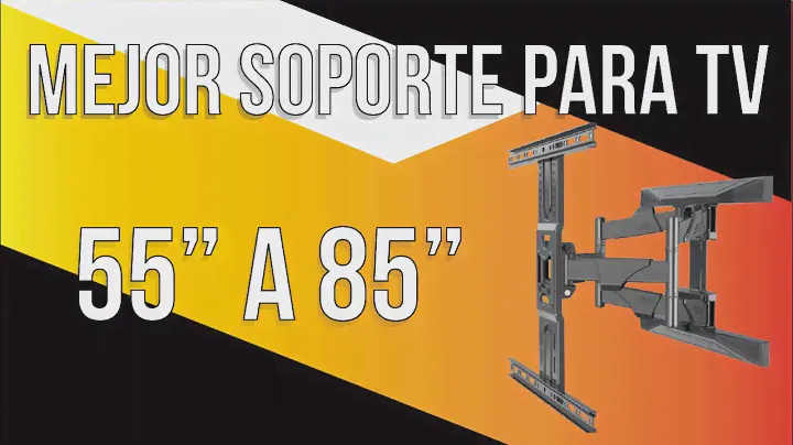 🟢 Soporte RESISTENTE y ARTICULADO para TV 🆘 NO pongas en RIESGO el TV 🔥 North Bayou P6 📐 40" a 80"