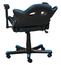 Игровое кресло DXRacer OH/FE08/NB Formula Series, экокожа, цвет черный/синий
