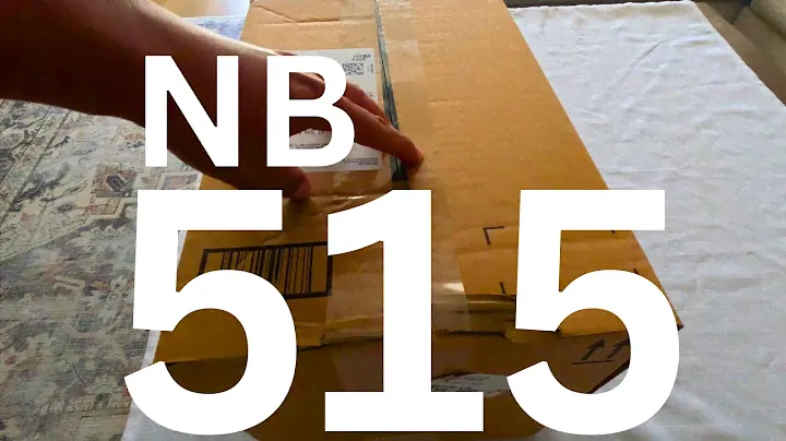 UNBOXING OUR SON'S NB 515 ~ BLACK AND GRAY