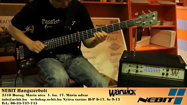 Warwick RockBass Streamer Std 5 Black HP CHROME