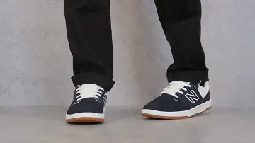 NEW BALANCE NUMERIC 425 V1 NAVY/WHITE ON FEET