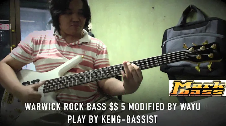 Warwick - Rockbass Corvette $$ 5String Modified by Wayu Play by Keng Bassist