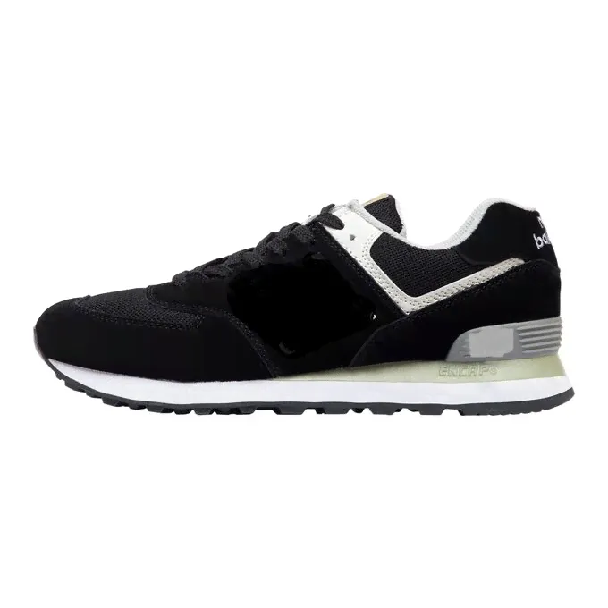 Кроссовки NB 574 ML574UC Black White сетка-0