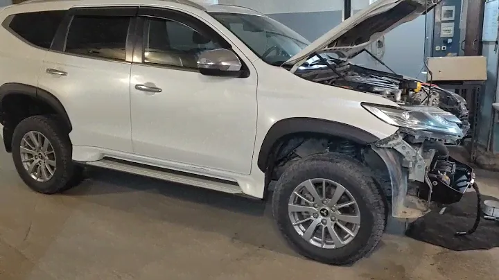 Установка лебедки в передний бампер Mitsubishi Pajero Sport 3