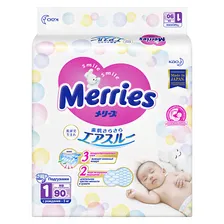 Подгузники Merries NB 0-5кг 90шт