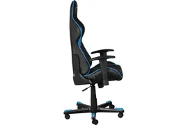Игровое кресло DXRacer Formula OH/FE08/NB компьютерное, до 91 кг, кожа PU, металл, цвет черный/синий